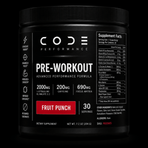 PRE-WORKOUT — FRUIT PUNCH